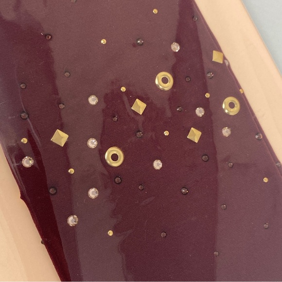 Agent Provocateur Ginger SOIREE Burgundy Tights NEW $255 - Picture 5 of 12